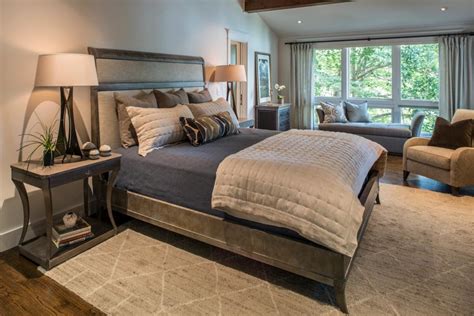 Transitional Master Bedroom With Chaise Hgtv