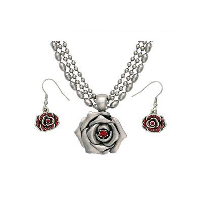 Montana Silversmiths Red Rose Jewelry Set | Rose jewelry, Jewelry, Jewelry sets