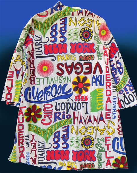 1960 s hippie era vacation destination tunic robe collectors weekly