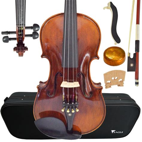 Violino Eagle VK544 4/4 Profissional Envelhecido Com Estojo - Violino e ...