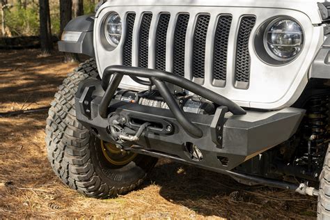 Rugged Ridge 11540.32 HD Stubby Front Bumper for 07-21 Jeep Wrangler JL ...