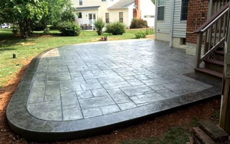 Stamped Concrete Patio Blackwater Concrete Gore Va