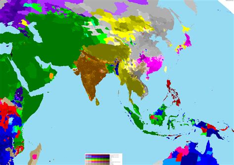 Incredibly Detailed Map Of The Worlds Religions Brilliant Maps