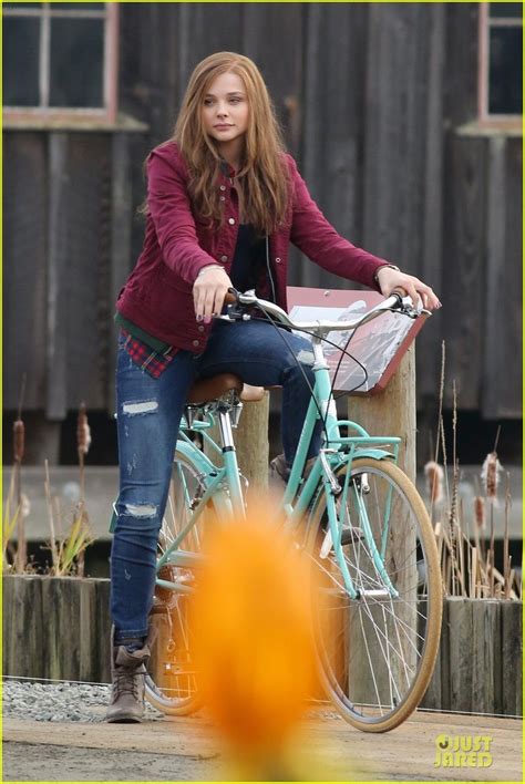 Chloe Moretz Post Thanksgiving Bike Rider For If I Stay Chloe