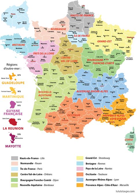 Haut 68 Imagen Carte Region France Vn
