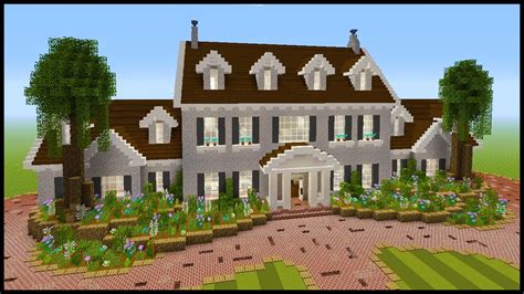 Minecraft How To Build A Mansion Part 2 Youtube