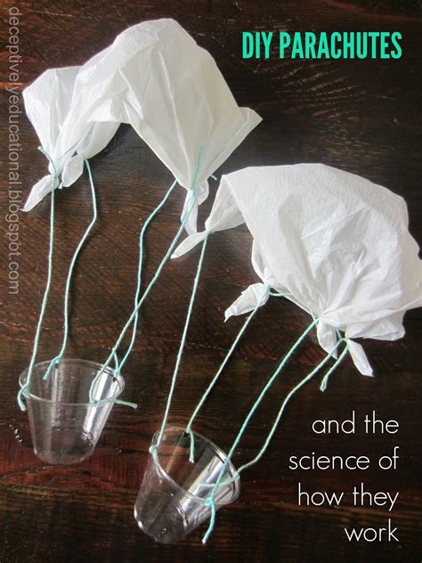 Relentlessly Fun Deceptively Educational Diy Parachutes And The