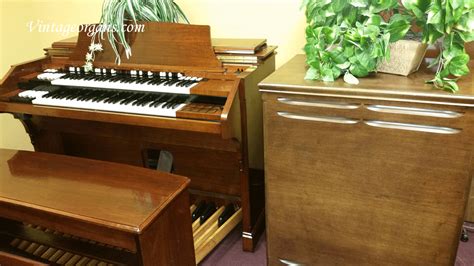 Vintage Hammond Church Organs Hammond Rt3 W Leslie 122