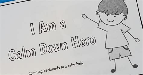 Free Printable Calm Down Strategies Story For Kids And Next Comes L