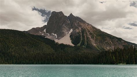 Download Wallpaper 2560x1440 Mountain Lake Landscape