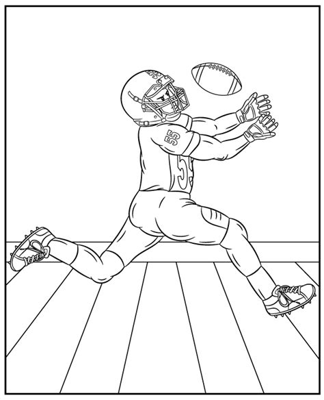 NFL Coloring Page To Print Topcoloringpages Net