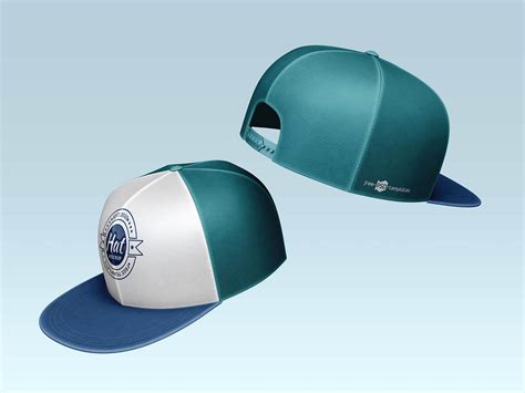 Download Free Snapback Baseball Cap Mockup PSD Set - Good Mockups
