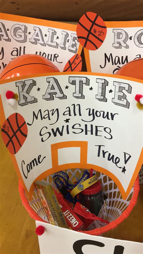This is the perfect gift idea for older women. Senior Night Girls Basketball Gift Ideas | Basketball ...