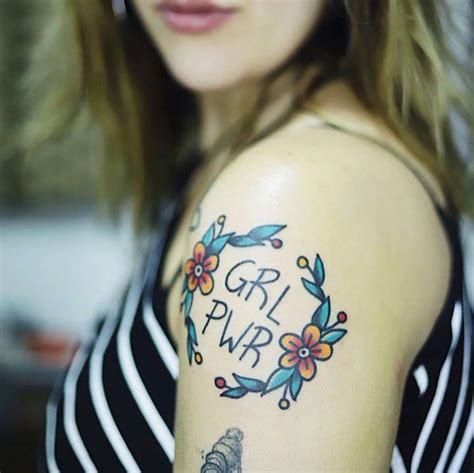 Girl Power Tatuagens Feministas Para Inspirar E Empoderar