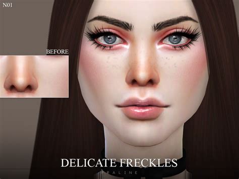 The Sims Resource Delicate Freckles N01