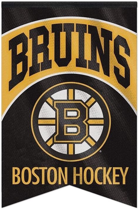 Boston Bruins Banner 17×26 Pennant Style Premium Felt Usa Sports