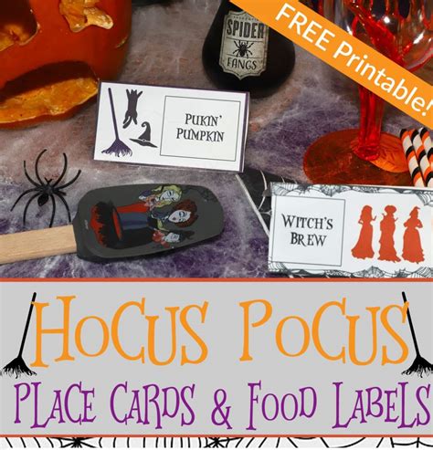 Epbot The Ultimate Hocus Pocus Party Menu With Extra Puns Atelier My