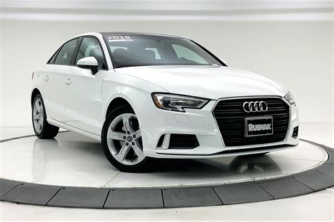 Certified Pre Owned 2018 Audi A3 20t Premium 4d Sedan In Pasadena