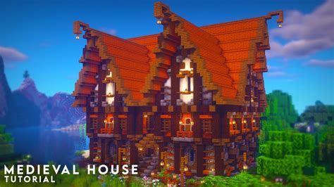 Minecraft Epic Medieval House Tutorial Easy Youtube