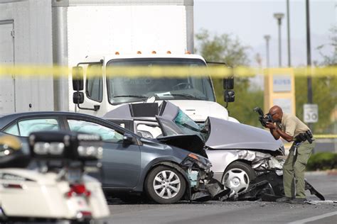 Car runs into pedestrians killing at least one person. Woman dies in 3-car crash in northwest Las Vegas Valley ...
