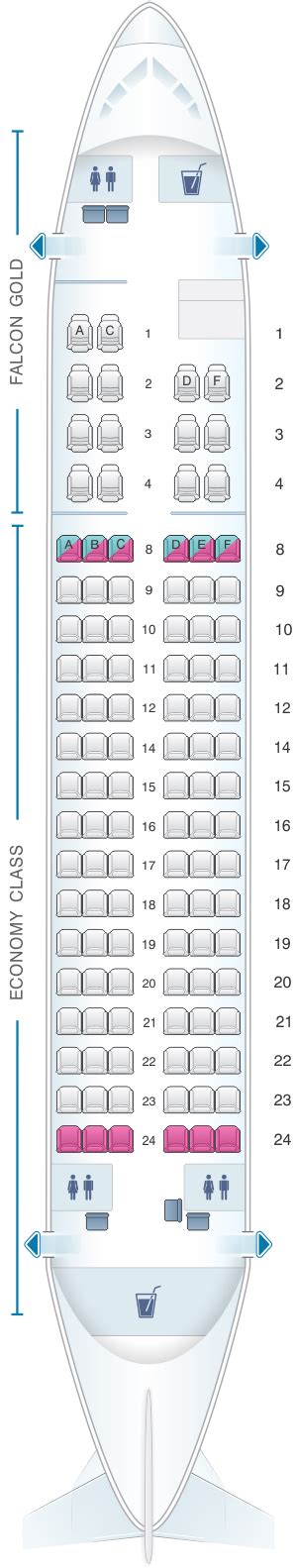 Airbus A320 Seat Map United