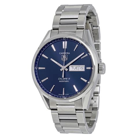 Founded in 1860 by edouard heuer, the tag heuer brand has been one of the world's leaders in swiss luxury watch manufacturingand in the world of timekeeping, for more than 150 years. Tag Heuer Pre-owned Tag Heuer Carrera Blue Dial Stainless ...