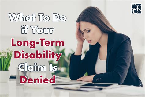What To Do If Your Long Term Disability Claim Is Denied Cck Law