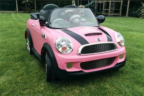 Mini Cooper Pink Childs Electric Car In Plymouth Devon