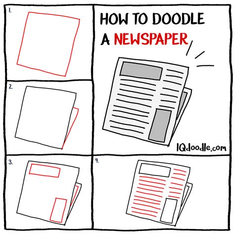 How To Doodle A Newspaper Iq Doodle School
