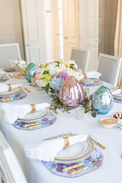Pastel Easter Tablescape With Juliska Classic Bamboo Easter Table