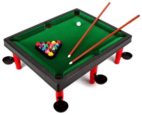 Buy Mini Black Pool Table Small Billiard Game Set Travel Suitcase 19