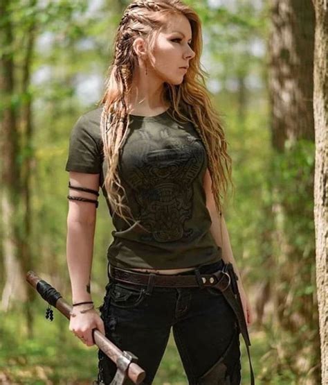 stunning in viking style viking hair viking women viking warrior woman