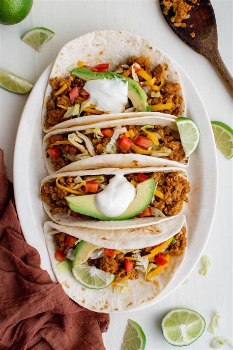 Easy Ground Turkey Tacos Yellow Bliss Road