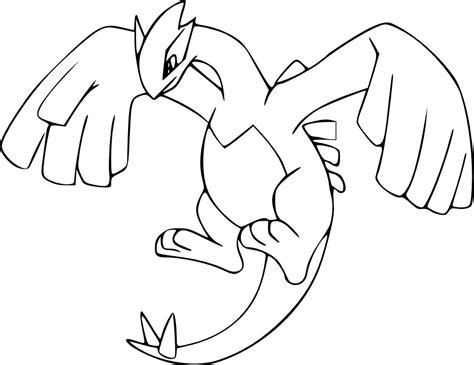 Coloriage de pokémon légendaire coloriage204.blogspot.com ce que tu vas préférer c'est de faire ton coloriage pokemon en ligne ! Coloriage Lugia Pokemon Légendaire À Imprimer Et Colorier ...