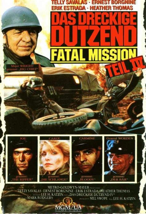 The Dirty Dozen The Fatal Mission 1988 Telly Savalas Action Movie