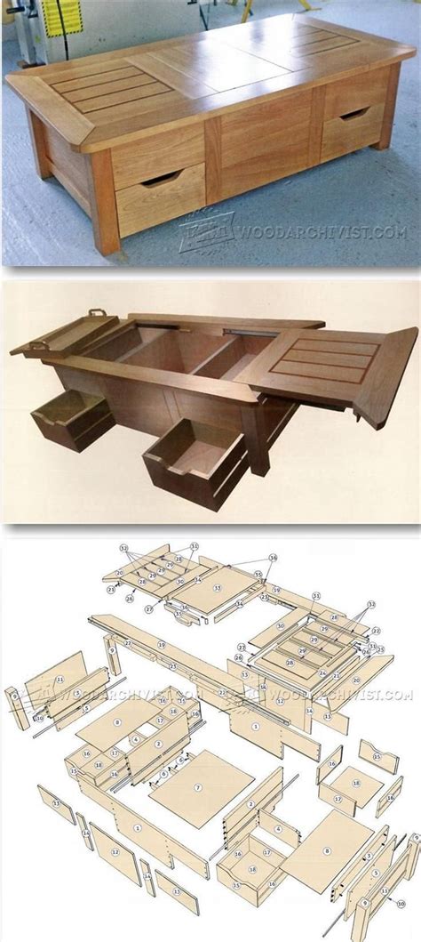 Coffee Table Plans - Furniture Plans and Projects | WoodArchivist.com