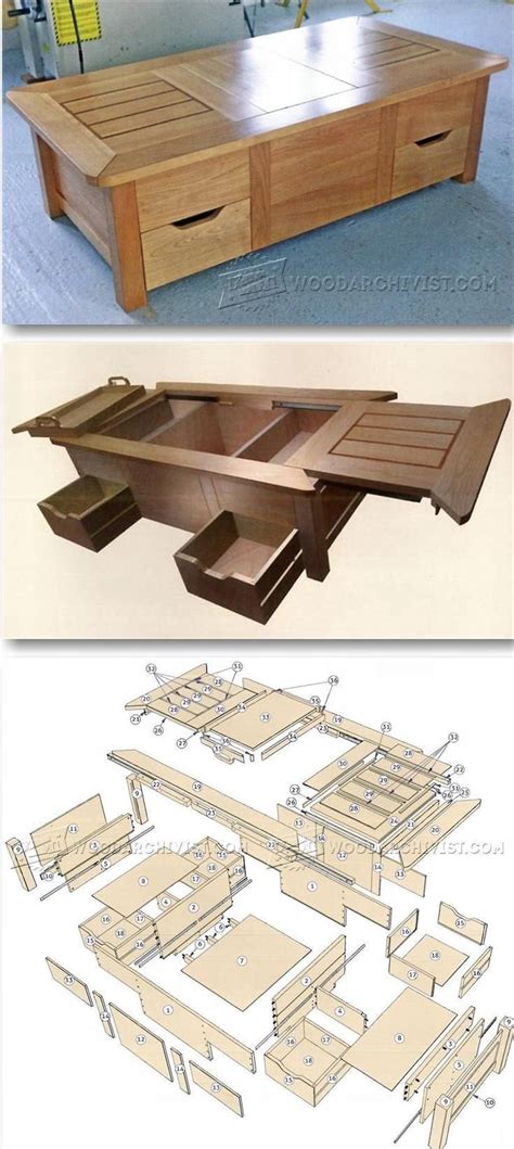 Coffee Table Plans Furniture Plans And Projects WoodArchivist Com