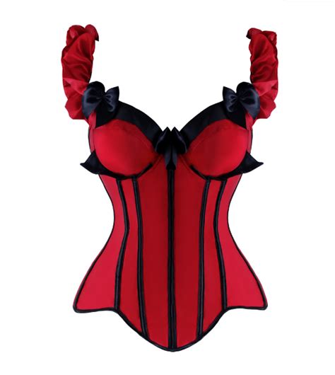 Corpete Burlesque Goth 2 Cores Dark Mirror Corsets And Bustiers