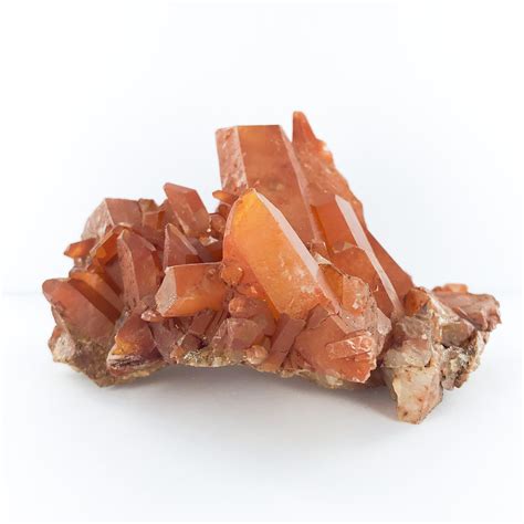 Tangerine Quartz Cluster No 2 Brazil Sacred Earth Crystals