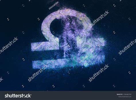 Libra Zodiac Sign Night Sky Background Foto De Stock Editar Ahora