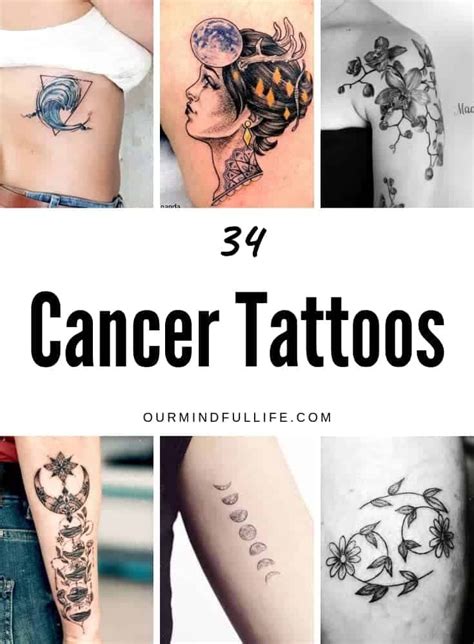 48 Unique Cancer Zodiac Tattoos For The Moonchild Cancer Zodiac