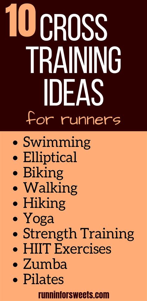 A Guide To Cross Training For Runners Runnin For Sweets Cross