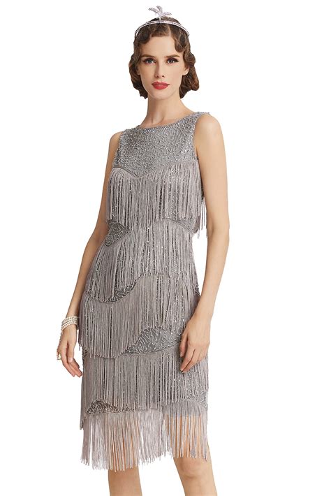 buy babeyond 1920s flapper dress gatsby fringed dress roaring 20s beaded dress art deco dress