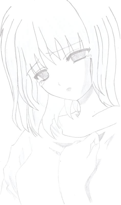 Crying Anime Girl Drawing At Getdrawings Free Download Riset