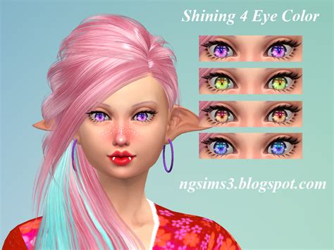 The Sims 4 Anime Eyes Coolafil