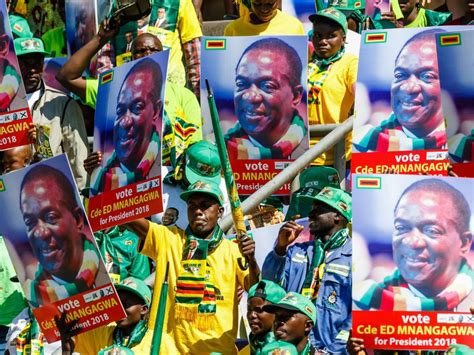 Zimbabwe Election Result Zanu Pf Win Majority Of Seats In Parliament Electoral Commission Says