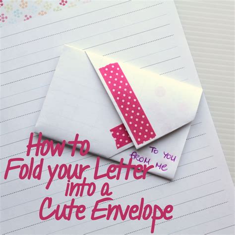 I still remember how i learned to fold letters into origami hearts like these. How to Fold an Envelope • The Crafty Mummy