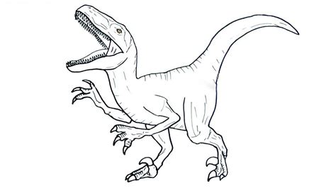 Jurassic World Coloring Pages Indoraptor