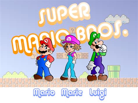 Super Mario Bros And Sister By Omegajohn On Deviantart