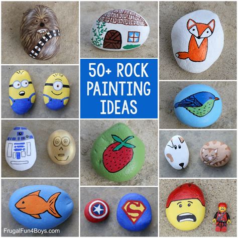 Awesome Rock Painting Ideas Frugal Fun For Boys And Girls